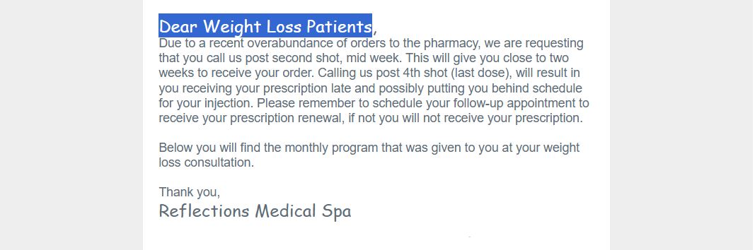 Dear Clients